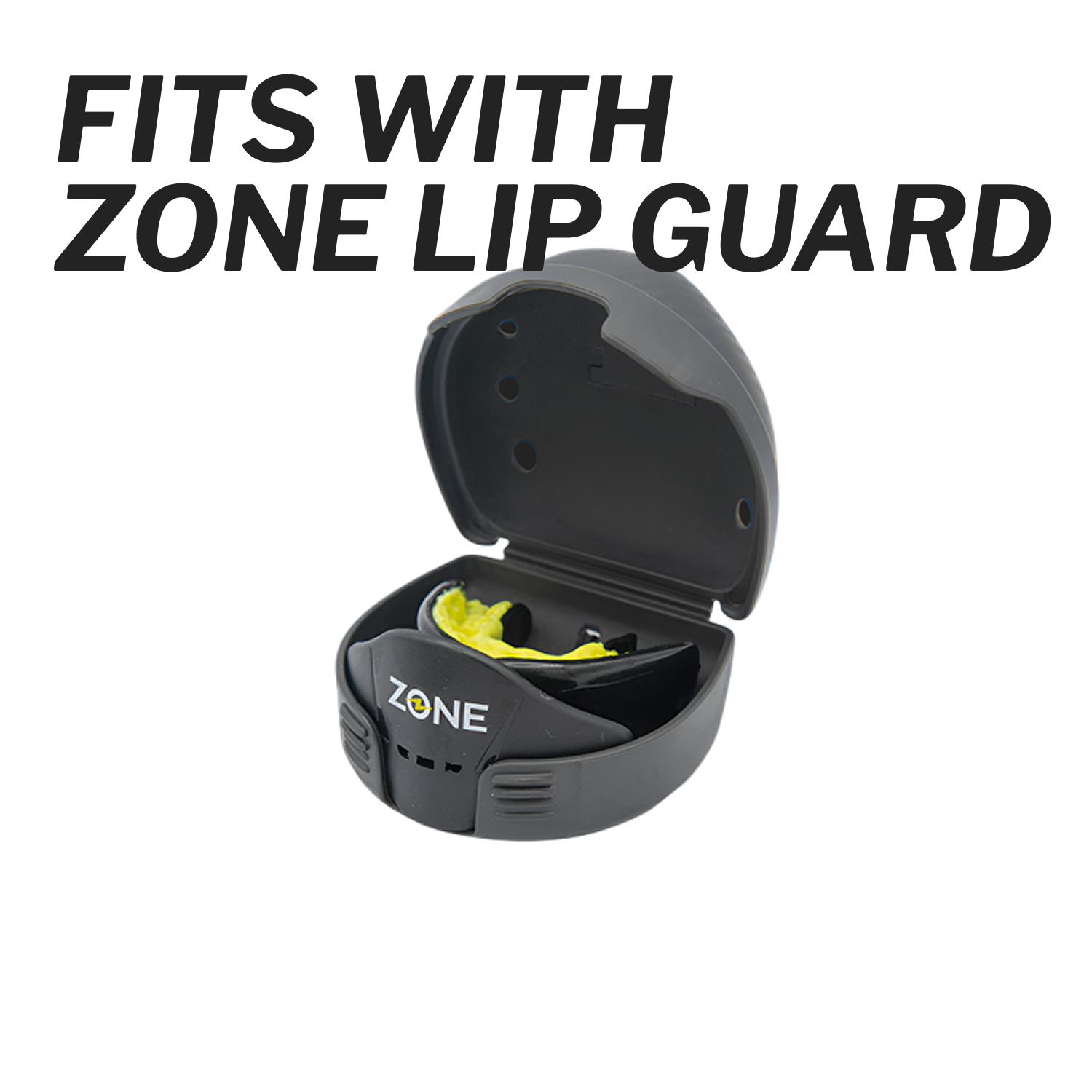 Zone large case fits the zone lip guard